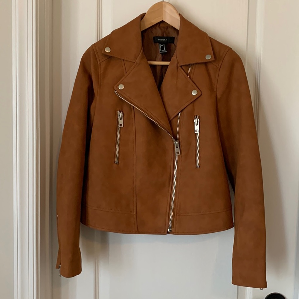 Forever 21 faux leather jacket
